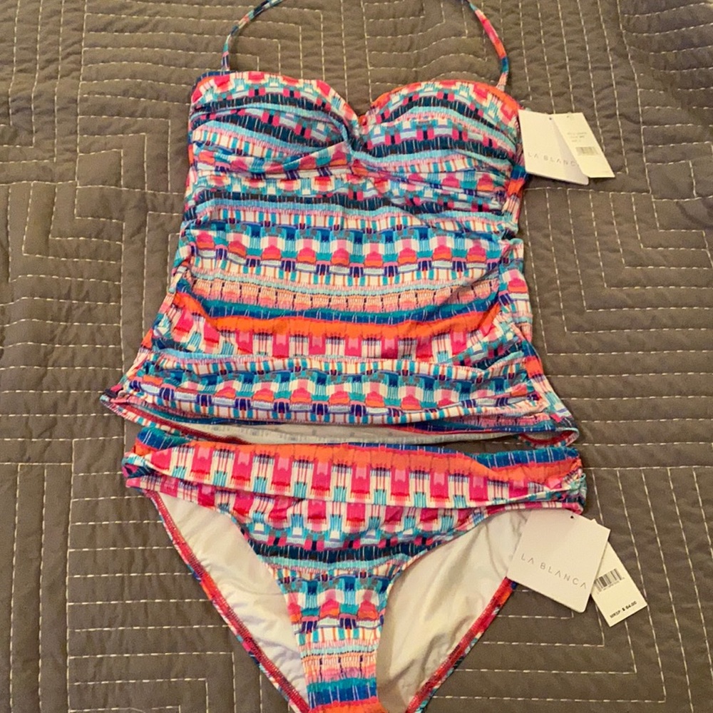 La Blanca tankini (2 pc) NWT